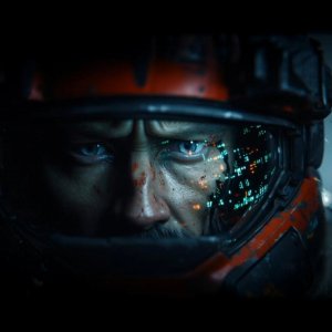 Slider layer preview of emotional pilot story moment (Generated with AI)